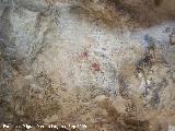 Pinturas rupestres del Abrigo de la Cantera. Puntos