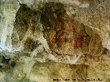 Pinturas rupestres del Abrigo de la Cantera. Puntos y zooformos