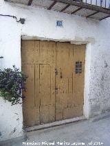Casa de la Calle Ceperos n 12. Puerta de clavazn