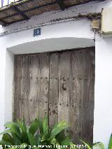 Casa de la Calle Carrera n 19. Portn de clavazn