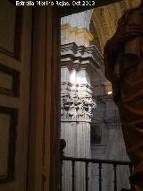 Catedral de Jaén. Balcones interiores. 