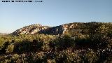 Caada Real Los Villares La Guardia. Muro de piedra y vistas