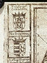 Palacio Torres de Navarra. Mapa 1588
