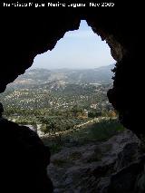 Cueva de la Graja. Desde la cueva