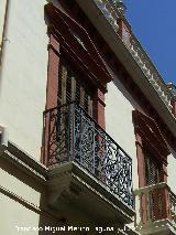 Casa de la Calle Antonio Machado n 5. Balcn lateral