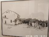 Casera de Jess. Dibujo de Luis Berges en el Hotel Abba de Granada