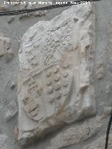 Castillo de Jimena. Escudo derecho