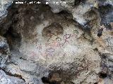 Pinturas rupestres de la Cueva de la Graja-Grupo VIII. Escena principal