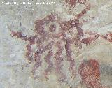 Pinturas rupestres de la Cueva de la Graja-Grupo VIII. dolo
