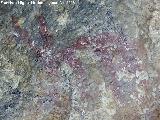 Pinturas rupestres de la Cueva de la Graja-Grupo III. Zooformo derecho