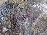 Pinturas rupestres de la Cueva de la Graja-Grupo III. Figura de la parte derecha