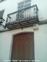 Casa de la Calle Aguilar n 2. Balcn de forja