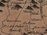 Aldea Navas de Tolosa. Mapa 1799