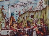 Historia de La Carolina. Azulejos en la Casa de Postas - Villanueva de la Reina