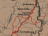 Historia de La Carolina. Mapa 1885