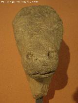 Historia de La Guardia. Figura zooforma siglo V a.C. de necrpolis ibrica. Museo Provincial