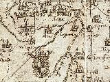 Historia de La Guardia. Mapa 1588