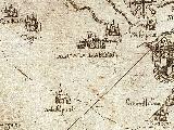Molino de Puertollano. Mapa 1588