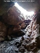 Cueva del Misil. Salida