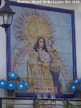 Hornacina de la Virgen de la Paz. Virgen de la Paz