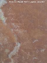 Pinturas rupestres y grabados del Poyo del Medio de la Cimbarra I. Grabado arboriforme