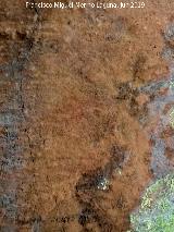 Pinturas rupestres del Poyo del Medio de la Cimbarra II. Mancha de abajo