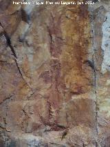 Pinturas rupestres del Prado del Azogue. Grupo IV. Cruciforme