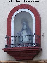 Hornacina de la Virgen del Carmen. 