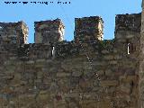 Castillo de Lopera. Almenas con saeteras