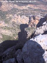 Cerro La Veleta. Los Caones desde la cumbre