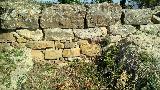 Fortn ibero romano del Cerro Cantarero. Muralla