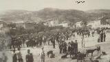 Historia de Los Villares. Foto antigua. Feria de ganado