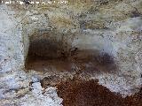 Cuevas Piquita. Cueva VI. Hornacina del comedor