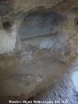 Cuevas Piquita. Cueva II. Hornacina de la habitacin