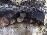 Cuevas Piquita. Cueva XIV. Hornacina esquinera