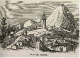 Martos. La ciudad de Martos. Grabado de 1845