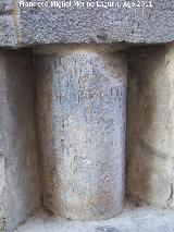 Historia de Martos. Inscripcin romana. Ayuntamiento de Martos