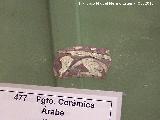 Historia de Martos. Cermica rabe. Museo San Antonio de Padua - Martos