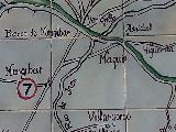 Historia de Mengbar. Mapa de Bernardo Jurado. Casa de Postas - Villanueva de la Reina