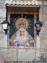 Hornacina de la Virgen de los Dolores. 