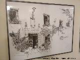 Casa Grande de San Antn. Dibujo de Luis Berges en el Hotel Abba de Granada