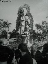 Romera de la Virgen de la Estrella. Foto antigua