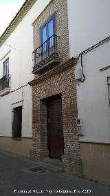 Casa de la Calle Alfrez Moreno n 7. 