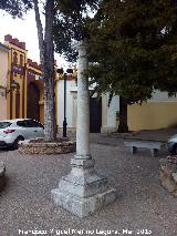 Columna de la Plaza de los Condes de Cabra. 