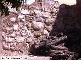 Castillo de Navas de San Juan. Muro del castillo