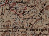 Historia de Orcera. Mapa 1901