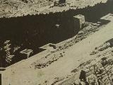 Muralla de Jan. Torren Norte Desaparecido. Foto antigua. El torren que asoma por la izquierda