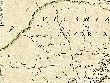 Historia de Peal de Becerro. Mapa del Adelantamiento de Cazorla 1797