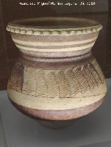 Cmara Sepulcral de Toya. Vaso bitroncocnico siglos V y IV a.C. Museo Ibero