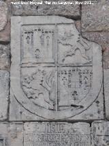 Arco de la Encarnacin. Escudo de Castilla y Len